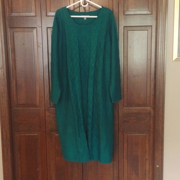 Jessica London Dresses & Skirts - 30/32 Plus size Jessica London sweater dress emerald green